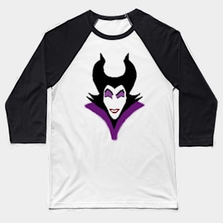 Maleficent Minimalist Baseball T-Shirt